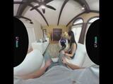 VRHUSH Naughty threesome with Nina Hartley and Eva Yi in virtual reality