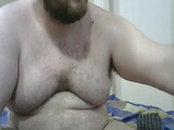 Fan Play with fat chub camboy hairy bear KingMarti Butt plug chubby ass