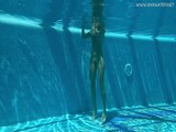 Sexy Mary Kalisy underwater erotics