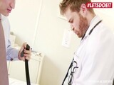 LETSDOEIT - French Schoolgirl Gets Ass Fucked In The Doctor's Office