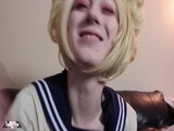 Toga Himiko Cosplay Japanese Candy Eating Haul n Blunt Smoking GFE