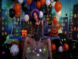 Sexy Witch Kitty Carrera Halloween Balloon B2P - AmateurBoxxx