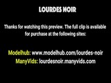 LOURDES NOIR - STEP-SISTER & I FUCK WITH DOUBLE ENDED DILDO Preview