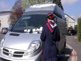 Redhead meter maid gets fucked in the truck