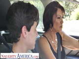 Naughty America Mrs. Fuller (Vanessa Videl) teaches Juan how