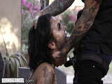 BurningAngel Genevieve&#039;s Ass is Taken in Public Graveyard 