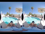 Naughty America - Glorious day to fuck Jewelz Blu by the pool in VR