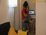 MONEY HUNGRY BRAZILIAN TEEN CHEATS ON HER HUSBAND BY GETTING FUCKED HARD