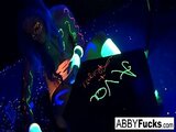 Black Light Rainy Night with Abigal Mac &amp_ Ava Addams