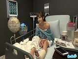 Public Sex in Hospital, Milf Flash BF Cumshot I Gave Him a Handjob and He Cums On My Tits