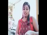 Swathi naidu enjoying while cooking with her boyfriend