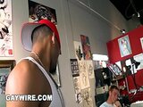 GAYWIRE - Offering Black Thug A Tattoo For Some Anal Gay Sex