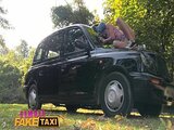 Female Fake Taxi outdoor pussy licking and fingering with tattooed emo chicks