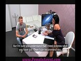 FemaleAgent Double cumshot surprise for MILF