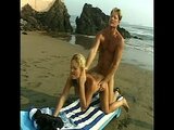 Beach anal with a blonde