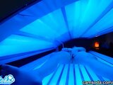 teen latina caught in tanning bed