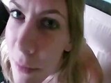 Blonde rides and swallows the hard cock