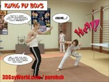 KUNG FU BOYS 3D Gay Cartoon Animated Comics American Hentai