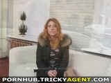 Tricky Agent - Perky redhead fucking casting