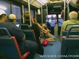 Wicked - Two dirty lesbians fuck on the bus