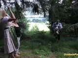 lederhosen gangbang with bbw chicks