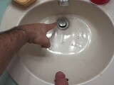 Pissing in the sink