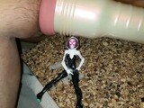 Cum on figurine fetish. Spider Gwen. Gwen Stacy