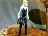 Spider Gwen Unmasked Slow Motion cum on figurine fetish. SOF. Gwen Stacy.