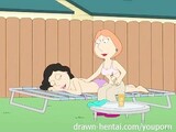 Family guy sex video: Lesbian orgy with nude Loise