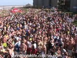 Spring Break Beach Party Girls Flashing