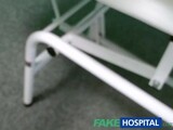 FakeHospital Spying on hot young babe having special treatment from the doctor pov creampie