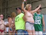 Real Woman Going Wild at Midwest Biker Rally