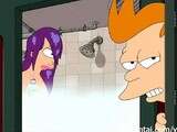 Futurama Hentai - Shower threesome