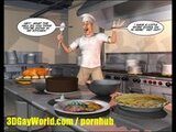 PLEASING GAY CUSTOMER 3D Cartoon Comic Anime Hentai Story STRAIGHT BOY SEX