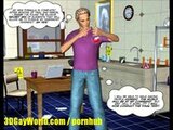 INVISIBLE COCK Gay Sci Fi 3D Cartoon Animated Comic Story