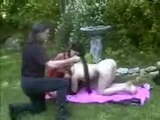 Outdoor lesbian bondage