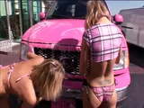 4 GIRLS WASH JEEP AND LICK TIGHT CUNTS