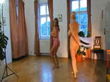 Naked Women. Erotic Dance.