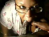 Ebony BBW milking BBC