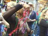 Chicks flash tits for beads at Mardi Gras