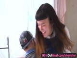 Girls Out West - Hairy lesbians horny after school