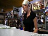 Public Pickups - HOT Czech bartender paid for quick fuck