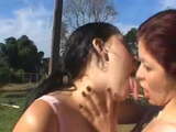 Tatthy and Miriam kissing