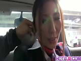 Beauty stewardess Yuna Shiina