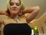 All Internal Big boobed Barbara is banged hard by two thick 