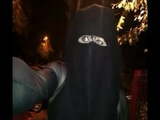 dans la rue en niqab