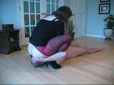 BBW Mistress Takes A Seat On Her Slave