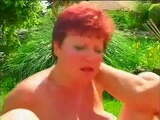 Amateur RedHead GILF Jaroslava Fucked Outdoors