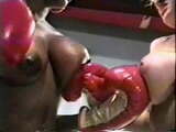 Retro Interracial Naked Boxing