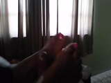 my haitian friend giving me a footjob